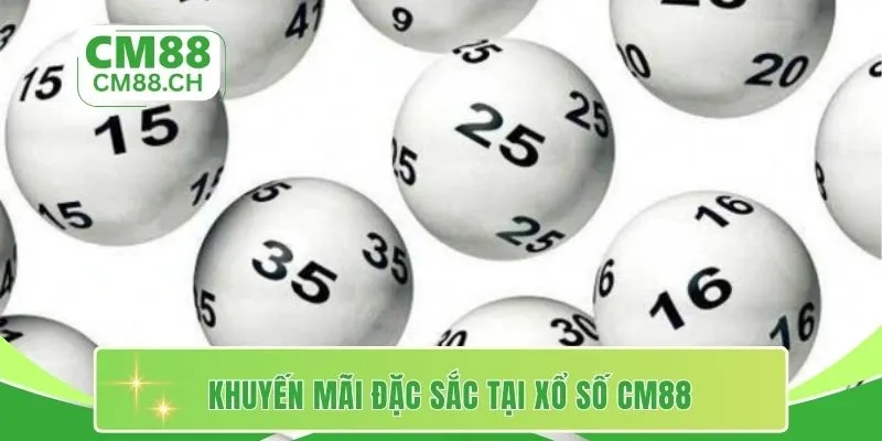 Khuyến mãi đặc sắc tại xổ số CM88