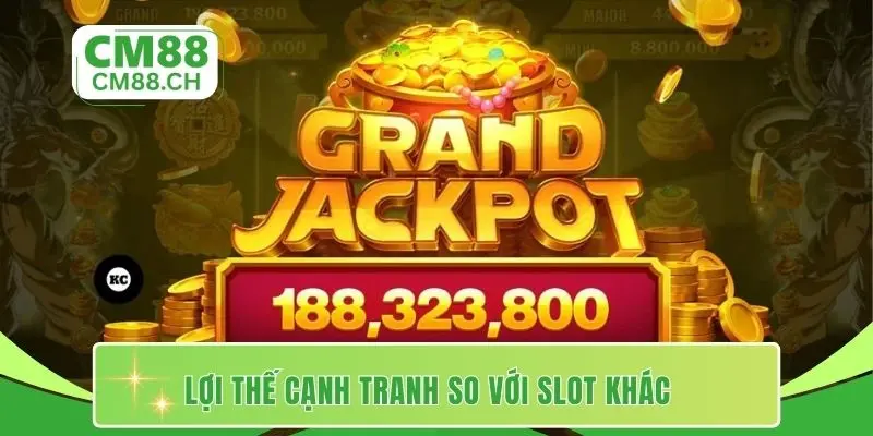 Lợi thế cạnh tranh so với slot khác